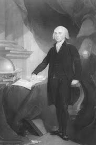 President Madison takes office