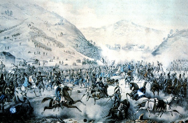 The battle of Pákozd