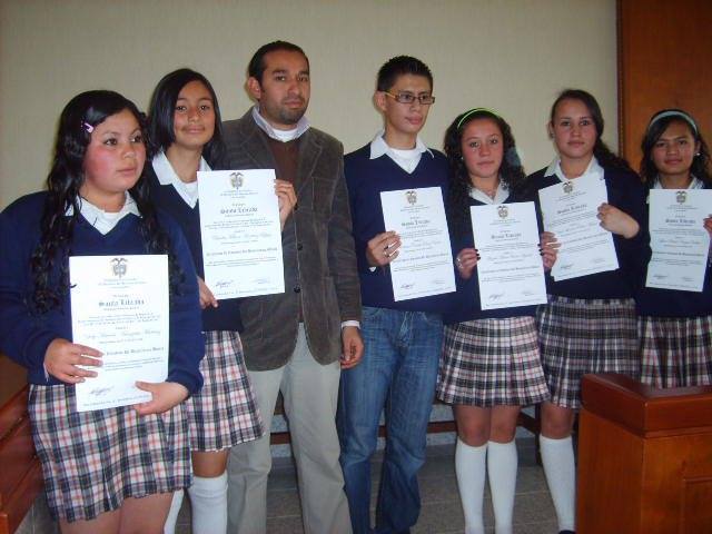 He finished his basic education.