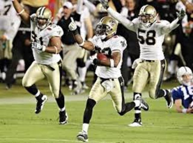 Saints win first NFL champioship