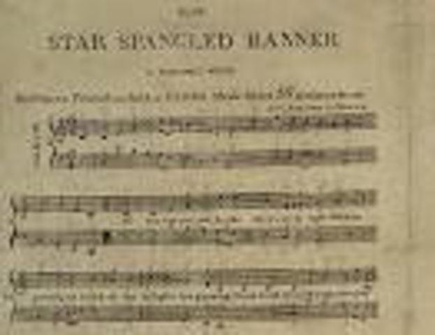 writing of the star spangled banner