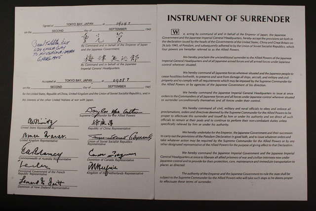 Japanese Instrument of Surrender