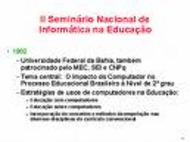 SEMINARIO NACIONAL DE INFORMATICA.