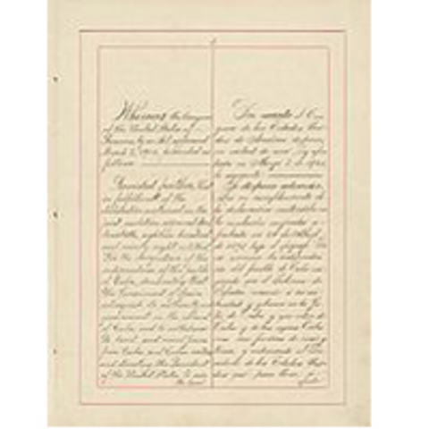 Platt Agreement Signed