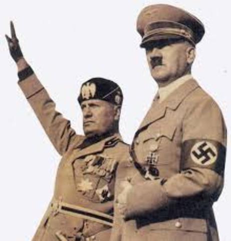mussolini and hitler