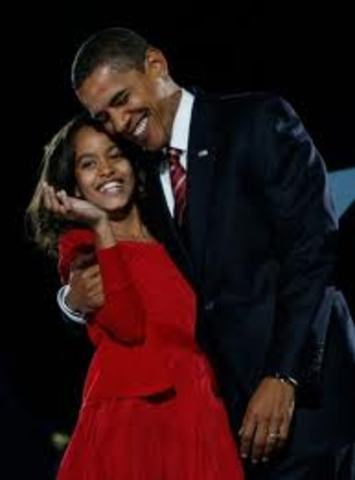 Barack Obama's daughter, Malia Obama, was born.