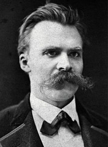 Friedrich Nietzsche (15 October 1844 – 25 August 1900)