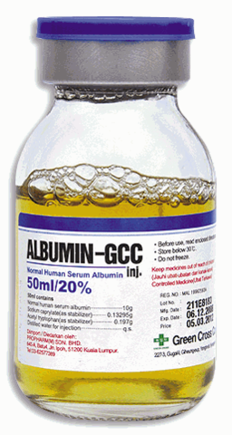 Albumin increases blood volume