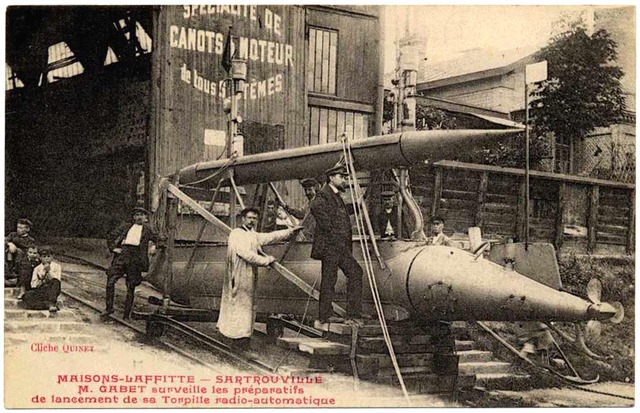 French Radio Controlled Torpedo