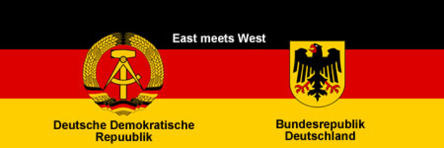 Shortly after the destruction of the Berlin Wall East and West Germany were reunited.