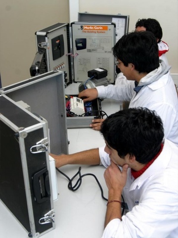 Nowadays he´s studying electronics