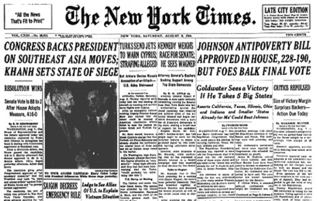 Gulf of Tonkin is Exposed