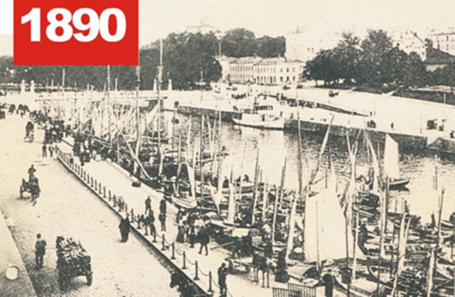 Kalarannassa käytiin myös kangaskauppaa