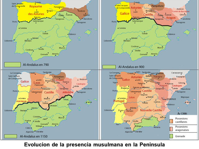Invasión musulmana a España.