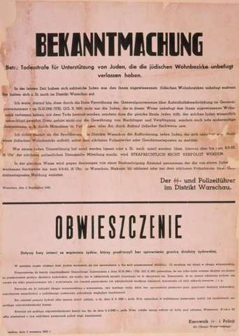 Death penalty for aiding jews.