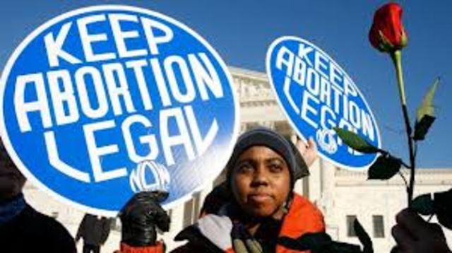Supreme Court rules to legalize abortion in the Roe v. Wade case