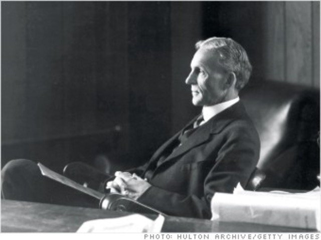 Henry Ford Raises Wage/Shortens Work Week