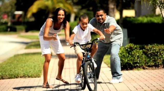 First time rding a bike