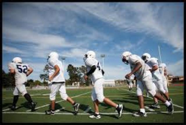 First time playing football