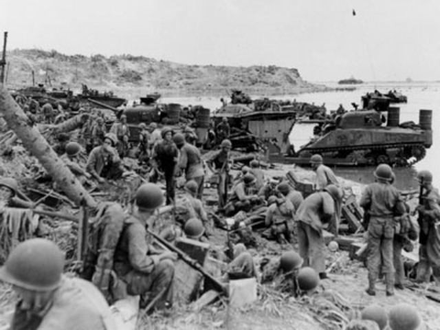 The Battle of Guam-lasted till August 10th, 1944