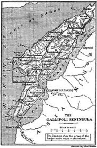 The Dardanelles Campaigns start