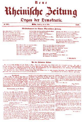 "Rheinische Zeitung" was established.