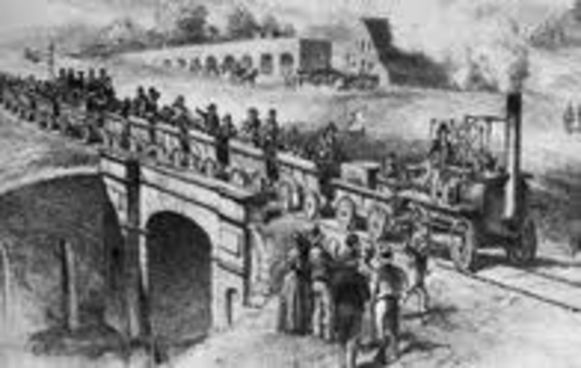 Britain’s first passenger steam railway was opened