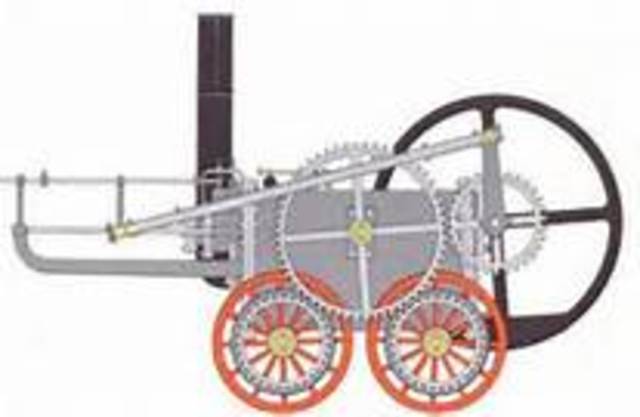 1801 – Richard Trevithick demonstrated the first steam locomotive