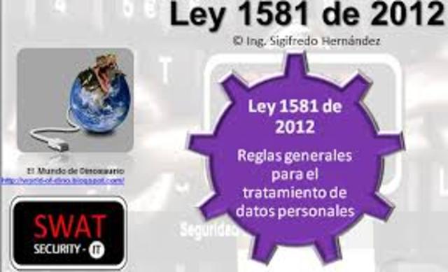 Ley Estatutaria 1581