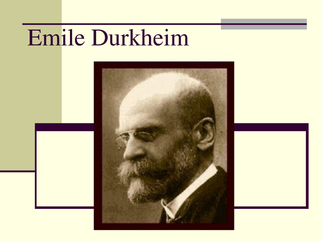 Émile Durkheim