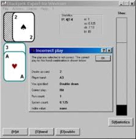 The first blackjack program