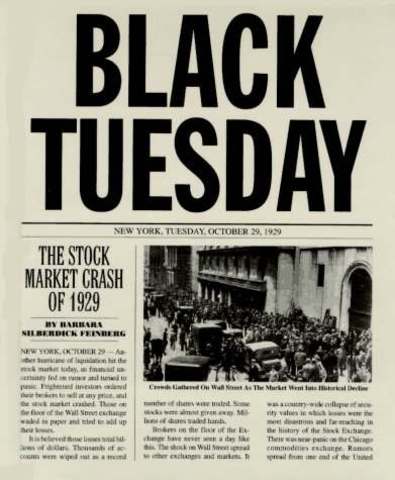 Wall Street Crash (Black Tuesday)