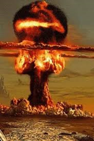 Japan surrenders to US General Douglass MacArthur and the Allies.