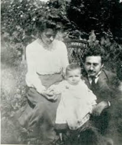 Birth of Hans Albert Einstein