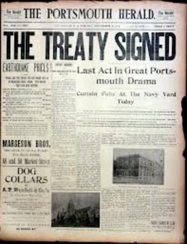 Treaty of Paris (Peace Treaty signed)