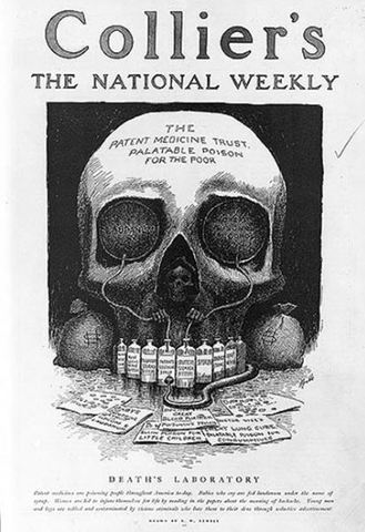 The muckraking magazine Collier’s was founded