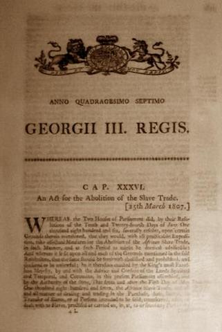 Slave Trade Act of 1807