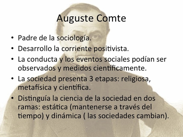 Augusto Comte