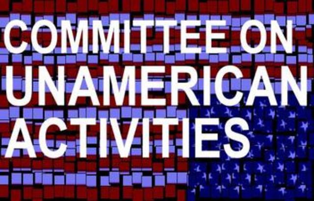 The creation of the HUAC