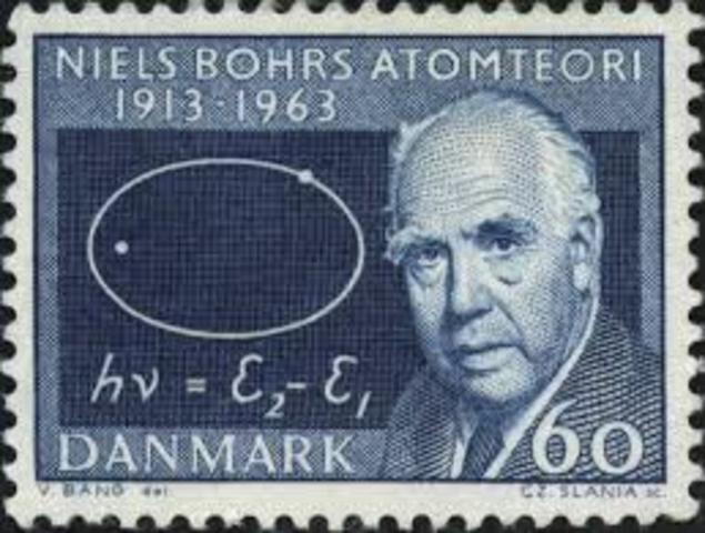 Bohr on postage stamp
