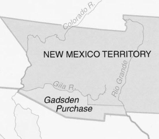 New Mexico becomes a U.S. terretory