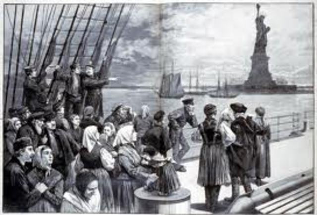 Wave of immigrants