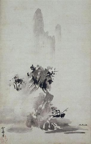 splashed-ink landscape (Sesshu Toyo)
