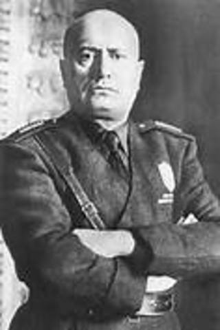 Benito Mussolini appointed Prime Minister of Italy