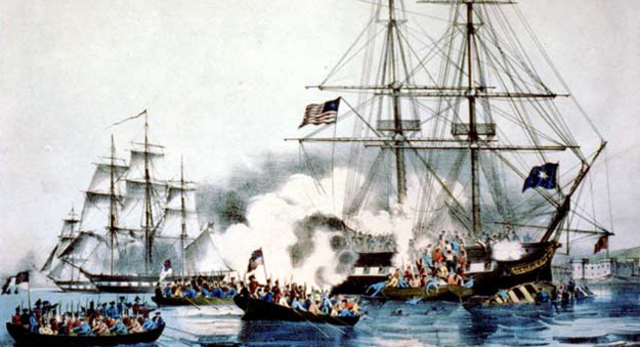 USS Constitution scores a Victory