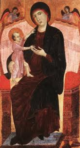 Madonna Gualino por Duccio di Buoningsegna