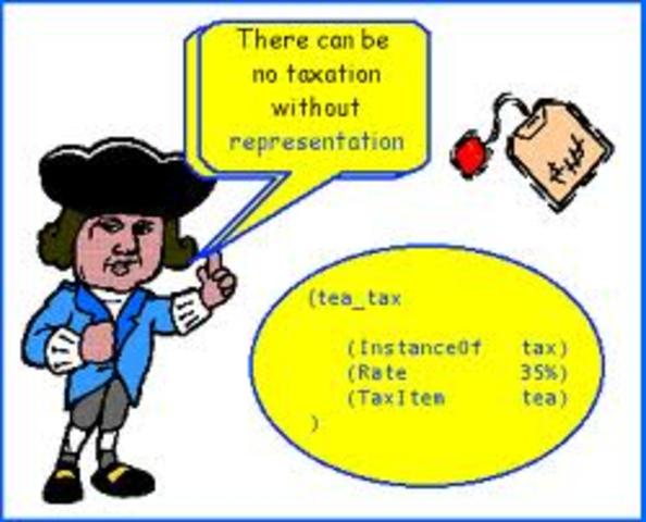 No taxation without representation