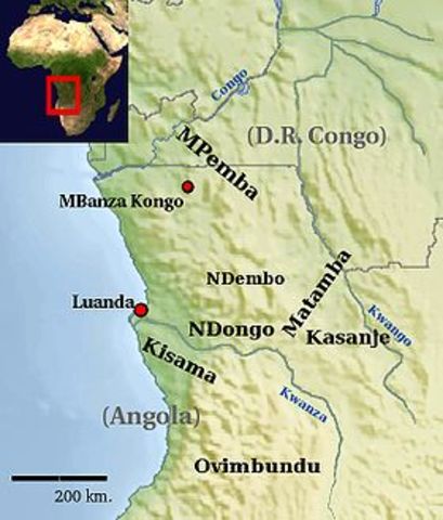 The slave port of Kasanje