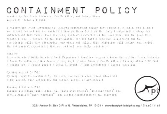 The start of Containment Policy