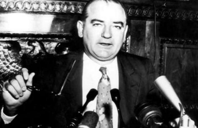 Joseph McCarthy "witch hunts"
